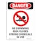 Signmission OSHA Danger Sign, No Swimming Pool Closed, 14in X 10in Decal, 10" W, 14" L, Portrait OS-DS-D-1014-V-1627 - alternate 1